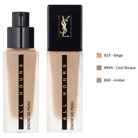 yves saint laurent fondotinta all hours|ysl beauty all hours foundation.